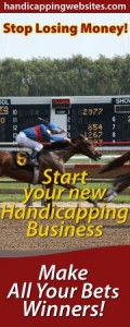 Horse racing marketing banner